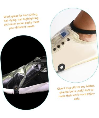 HAPINARY 2 Pairs Barber Shoe Covers Transparent Shoe Covers Salon Barber Cape Shoe Hairdressing Shoes Cover Hair Stylist Shoes Cape Haircut Shoes Protector Cloaks Capes - Buy Online on SooperMarket.com