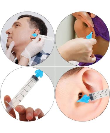 Ear Wax Removal Kit - Practical Home Ear Irrigation System with Flusher, Cleaner Syringe & Tips - Ideal for Adults & Salon Use - White - Buy Online on SooperMarket.com