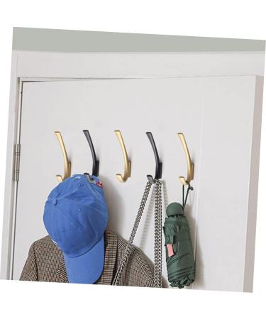 Cabilock 2pcs Coat Hook Bath Towel Hooks Metal Coat Hanger Wall Coat Hanger Towel Wall Hooks Hat Office Robe 11.8X1.3X1.3CMx2pcs Goldenx2pcs - Buy Online on SooperMarket.com