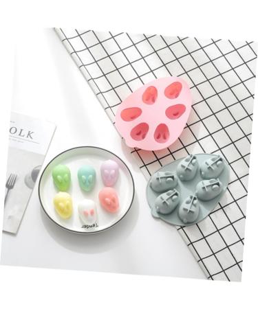 3 Pcs 3D Easter Rabbit Cake Silicone Molds Bee Craft Bunny Desserts Silicone Bakeware Decorative Soap Muffin Mould Oven Clay Candle Molds DIY Baking Lollipop Molds Candy Chocolate Sky-bluex3pcs 14.9X20.9CMx3pcs - Buy Online on SooperMarket.com