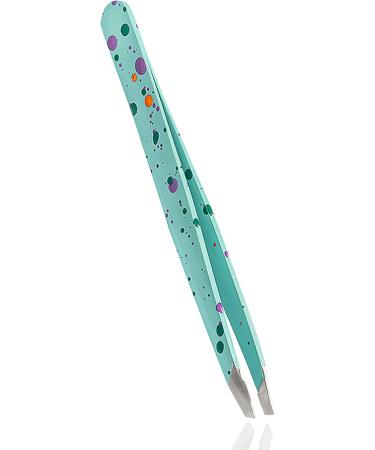 Buy Rubis Tweezers for Eyebrow & Hair Removal - Fine Pointed Sloping Tip Light Blue - Professional Quality for Precision Plucking - International Shipping Available - Buy Online on SooperMarket.com