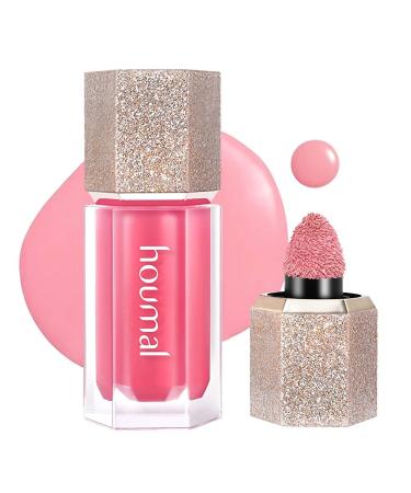 Soft Cream Blush Stick  Liquid Blush Makeup for Cheeks  Multi Sheer Big Brush Liquid Skin Tint Stick for Eyes and Lips  Long-Wearing  Natural-Looking Blends Perfectly onto Skin  Gift for Her (Milk Pink)