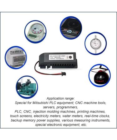 50 Pack 2000mAh 3.6V MR-J3BAT Non-Rechargeable Li-ion Battery for ER6VC119A/B MELSERVO MR70 - International Shipping Available - Buy Online on SooperMarket.com