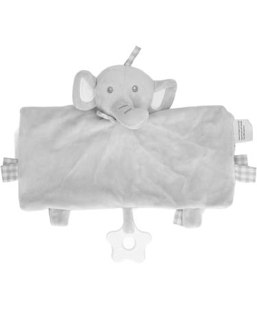 Baby Elephant Teething Dolls | Soft Infant Security Blanket and Teether Set - Buy Online on SooperMarket.com
