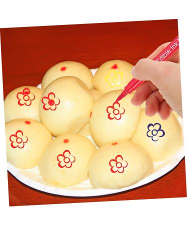 HOLIDYOYO 6pcs Cake Boxes Biscuits Decor Portable Edible Pens Portable Edible Markers Edible Cake Pens Plastic - Buy Online on SooperMarket.com