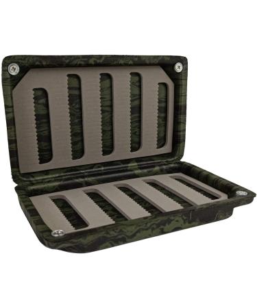 Aventik 2 PC Fly Box Float Tackle Box Slit EVAFoam Fishing Storage 6X3.48X1.2inch Camo Green/Black - 2 Pack - Buy Online on SooperMarket.com