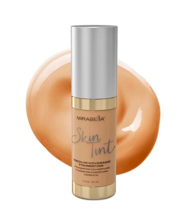 Mirabella Skin Tint Creme Foundation Shade IIIN Neutral Undertone Oil-Free Mineral Liquid Foundation - Medium Coverage Delivers Moisture and Hydration - Minimizes Fine Lines & Wrinkles III N