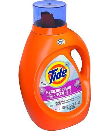 Tide Hygienic Clean Heavy 10X Duty Laundry Detergent Liquid Spring Meadow - 59 Loads 92 Fl Oz - HE Compatible | Buy Internationally  - Buy Online on SooperMarket.com
