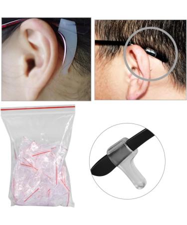 Buy 100 Pairs Plastic Eyeglass Tips - Anti-Slip Ear Hooks for Eyewear Accessories | International Shipping Available - Buy Online on SooperMarket.com