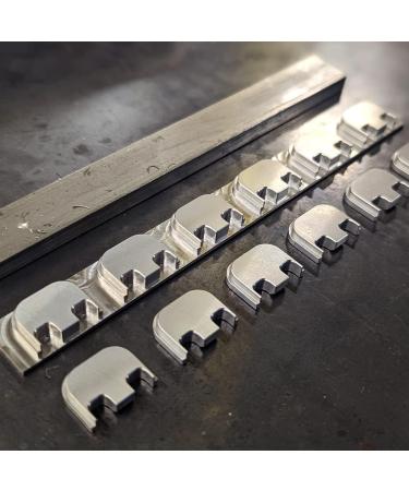 Milspin CNC Engraved Slide Back Plate for Glock Gen 1-5 | Blacked Out American Flag | Glock Accessories | Made in USA - Buy Online on SooperMarket.com