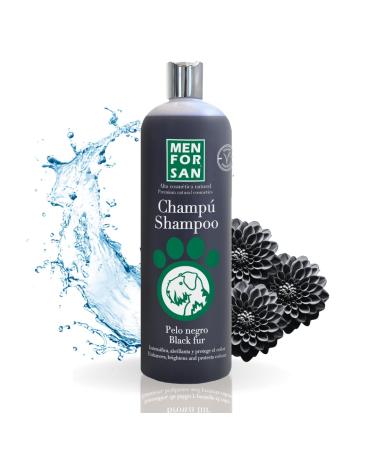 Menforsan black shampoo for dogs |Color intensifier |Gloss amplifier |Removes orange tones |In -depth moisture care |1l