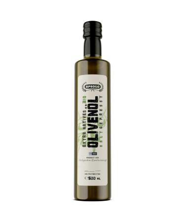 Buy Organic Apsogo Extra Virgin Olive Oil - Premium Cold Pressed from Crete Greece | 500ml Mild & Fruity Quality Oil - Buy Online on SooperMarket.com