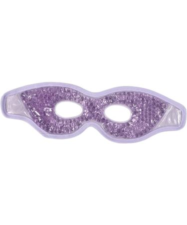 Fenteer Reusable Cold & Hot Eye Mask - Gel Pearl Cooling Eye Bag for Soothing Relief - Easy-to-Use Violet Design - Buy Online on SooperMarket.com
