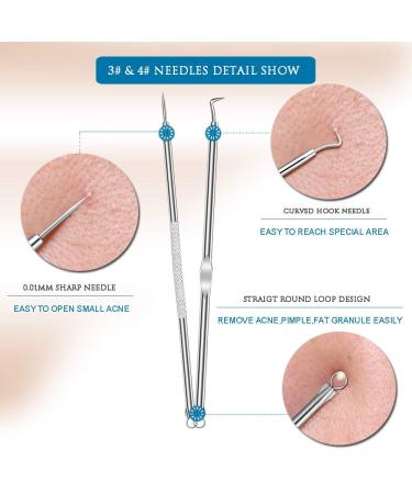 Ellolife 4-Pack Comedone Squeezer Set | Stainless Steel Blackhead Remover Kit for All Skin Types - Buy Online on SooperMarket.com