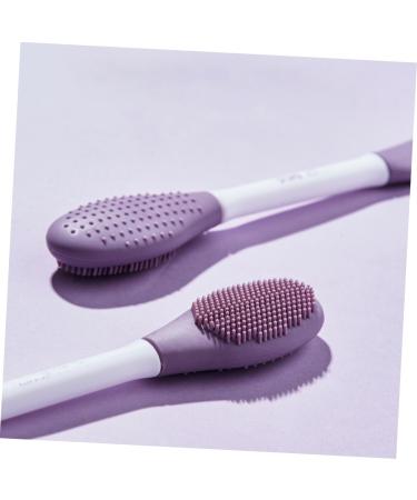 Mikinona Facial Applicator Silicone Cleansing Brush Brush Cleaning Scrubber Applicator Tool Mud Brush Wash Brush Dual Sided Applicator Clay Applicator Plastic Cleaner - Buy Online on SooperMarket.com