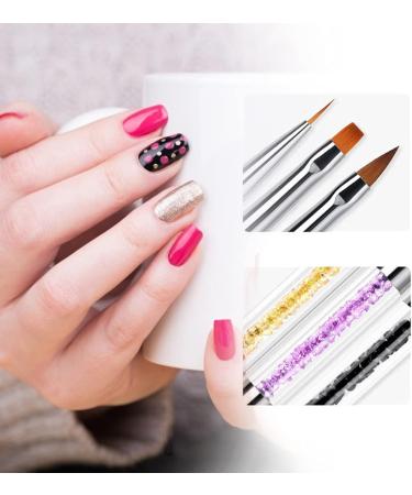 Sanwood Nail Pencil & Nail Art Brush - Double Head Strass Pen Holder for Cosmetics & DIY Nail Art - Buy Online on SooperMarket.com