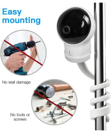 Buy Baby Camera Bracket for Eufy Security Spaceview | Flexible Monitor Holder for Baby Room | 720p Baby Monitor Accessory - Buy Online on SooperMarket.com