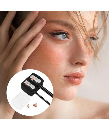 Universal Dual Eyeliner Sharpener Makeup 2 Pieces 2 Holes Dual Sharpener Eye Makeup Pencil Sharpener for Big & Small Sized Eye Pencil Sharpeners Eyebrow Pencil Sharpener Lip Liner Sharpener - Buy Online on SooperMarket.com