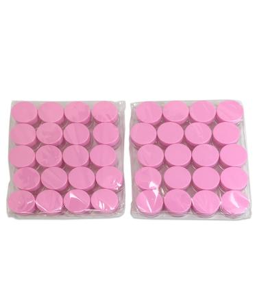 Beauticom 10G/10ML Round Clear Jars (100 Pieces) - Pink Lids for Pills Medication & Beauty | BPA Free - International Shipping Available - Buy Online on SooperMarket.com