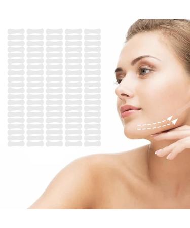 100PCS Invisible Face Tape - Waterproof Facial Lifting Tape for Wrinkles Removal & Double Chin Achieve a Slim & Firm Face - Buy Online on SooperMarket.com