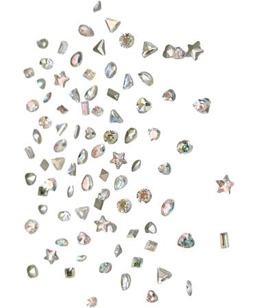 Multi-Shape Nail Rhinestones Decoration Art Accessories Jewelry Diamond 3D Tips Glass Crystal Pendant Ornaments Manicure Nail Art Stickers Decals Flower Supplies Kit Polish Jewels Tools Accessories - Buy Online on SooperMarket.com