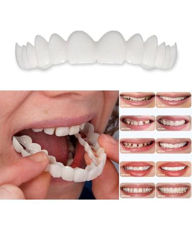 LAMILL 2PCS Fake Teeth - Instantly Cover Imperfect Teeth - Restores and Enhances Smile - One Size Fits All - Buy Online on SooperMarket.com