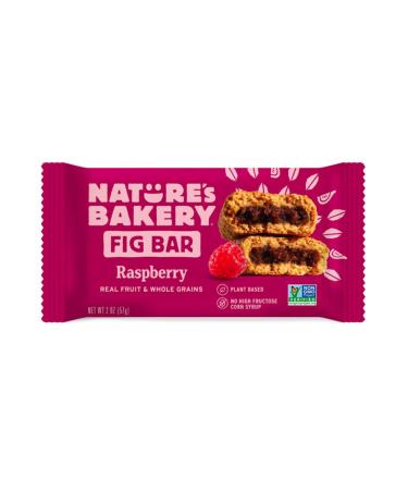 Nature's Bakery Whole Wheat Fig Bars - Raspberry Flavor | Real Fruit | Vegan & Non-GMO | 6 Twin Packs - 1 Box - Buy Online on SooperMarket.com