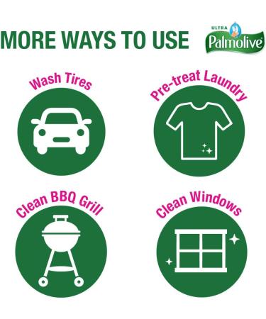 Palmolive Ultra Dish Soap Oxy Power Degreaser 591 mL Pack of 4 Amazon Exclusive - Buy Online on SooperMarket.com
