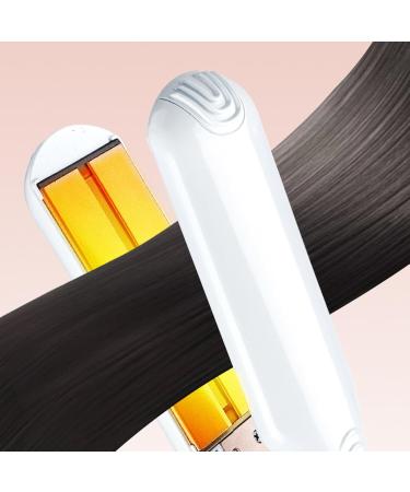 Buy 40W Professional Hair Straightener & Curler | Fast Heating Flat Iron - White US Plug 110-240V | International Shipping Available - Buy Online on SooperMarket.com