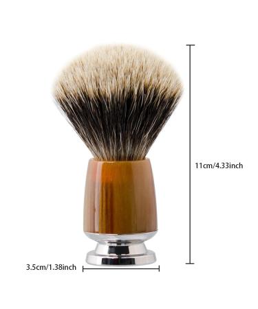 Mag Ideal Razor Brush for Men | Handmade Resin Handle Shaving Brush & Hair Razor Accessories - Buy Online on SooperMarket.com