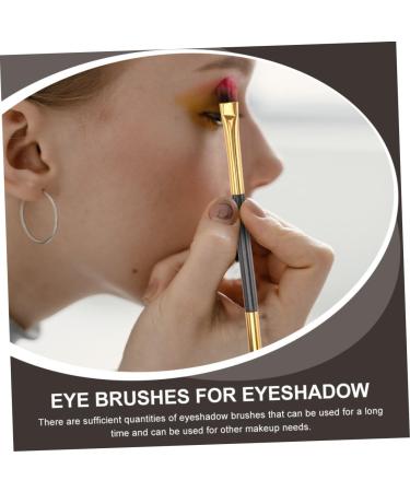 Baluue 40 Pcs Double Ended Eyeshadow Brush Precision Eye Shadow Brush Eye Makeup Tool Eye Brush Eye Makeup Brush Makeup Eyeshadow Brush Eye Makeup Kit Eyeshadow Makeup Brush 12.50X0.50X0.50CMx2pcs Goldenx2pcs - Buy Online on SooperMarket.com