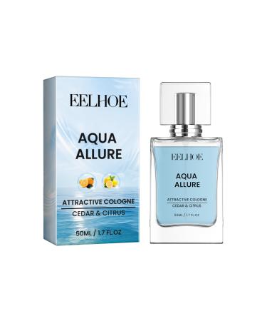 Pheromone Cologne for Men-Charm Cologne for Men - Hypnosis Cologne Fragrances for Men Cologne for Men to Attract Woman Eau de Toilette Enhanced Fragrances Perfume-50ML (AQUA ALLURE-1 Pack)