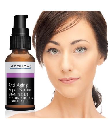 Yeouth Anti-Aging Super Serum - 1 fl oz (30 ml) | Youthful Skin Solution - Buy Online on SooperMarket.com