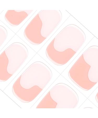 DANNI & TONI Semi Cured Gel Nail Polish Strips - Milk Swirls | Salon-Quality Manicure Stickers Set - Buy Online on SooperMarket.com
