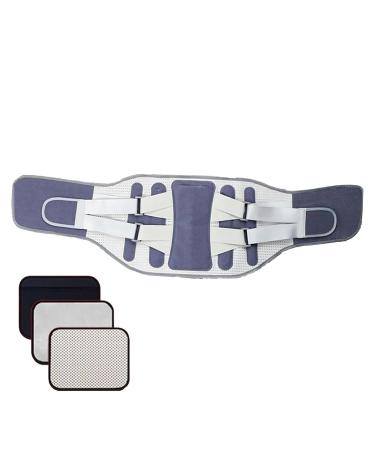 GUANGLU Back Support Belt | Back Protective Brace for Men - Waist Lumbar Lower Back Support Belt for Women Men Back Reliever Spinal Belt Back Relief Strap Blue O - Buy Online on SooperMarket.com