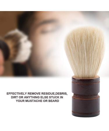 Premium Wooden Handle Shaving Brush for Men - Hog Bristles Ideal for Home & Travel - Perfect Beard Grooming Tool - Buy Online on SooperMarket.com