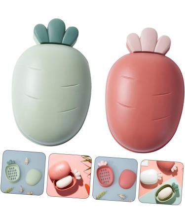 LABRIMP 2pcs Boxes Soap Box Household Storage Rack Pp - Buy Online on SooperMarket.com