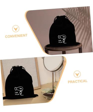 FOYTOKI 2pcs Velvet Bag Hair Dryer Travel Pouch Curling Iron Travel Bag Hair Dryer Bag Hair Dryer Storage Hair Dryer Organizer Hair Dryer Attachments Storage Hair Tool Travel Bag - Buy Online on SooperMarket.com