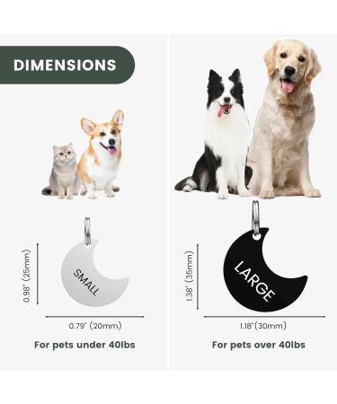 Personalized Yehanti Dog Tag - Engraved Stainless Steel Name Tag for Dogs Cats & Puppies | Custom Contact Info & Address | Ideal Pet Identification - Buy Online on SooperMarket.com