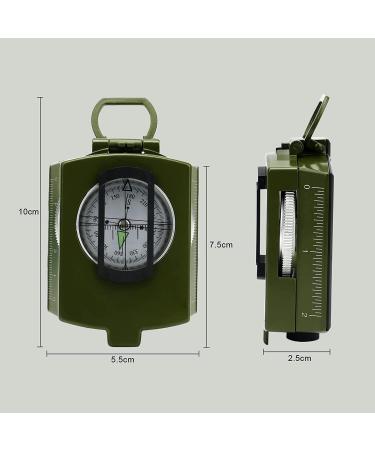 euBSWA Professional Outdoor Military March Compass - Waterproof & Shockproof Pocket Compass for Hunting Hiking and Camping - Buy Online on SooperMarket.com