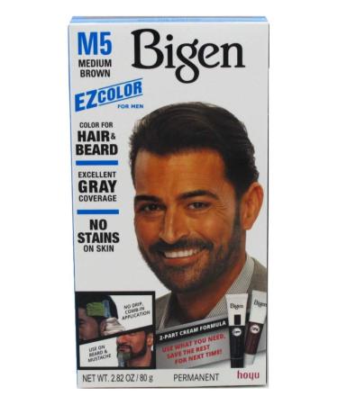 Bigen Ez Color For Men M5 Medium Brown Kit