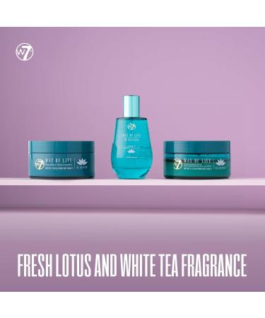 W7 Way of Life Body Gift Set - Nourishing Body Butter Scrub & Oil - Lotus & White Tea Scent - Buy Online on SooperMarket.com