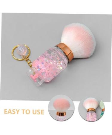 Mikinona Nail Dust Brush Small Brush for Makeup Facial Makeup Brush Loose Powder Brush Women Makeup Brush Blush Brush for Women Makeup Powder Brush Highlighter Brush Pink Cosmetic Miss Tool 9.00X3.50X3.50CM Pink - Buy Online on SooperMarket.com
