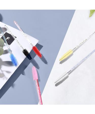 200 Colorful Disposable Mascara Wands for Eyelash Extensions and Brow Grooming - Lash Extension Supplies (Black) - Buy Online on SooperMarket.com