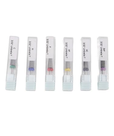 Polish Remover Bit Nail Drill Bit Set Long Durability High Strength Precise Safe for Manicure for Acrylic Gel Nails