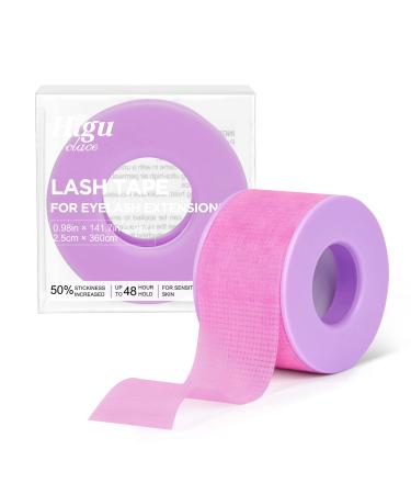 Eyelash Tape for Lash Extensions Colored Eyelash Extension Tape Purple Medical Tape Sensitive Tape for Lash Extensions Strong Hold Waterproof & Breathable Pain-Free Removal Tape (1 Roll Purple) 1 Roll (0.98inch*3.9yds) P...