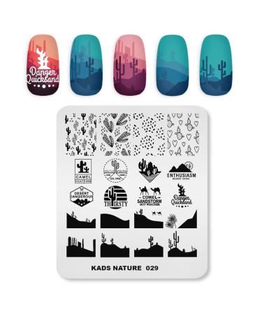 KADS Nail Art Stamping plate Nail Template Nail Art Design Tool Nail DIY Design Image Plate(NA029)