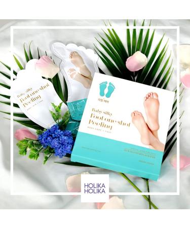 Baby Silky Foot One Shot Peeling Exfoliating & Moisturizing Foot Treatment for Smooth Soft Feet | International Shipping Available - Buy Online on SooperMarket.com
