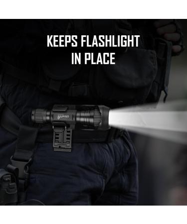 Buy Ultrafire W66 Tactical Flashlight Holster Keeper 2-Pack | Rotatable Pouch for 0.9-1.2 Flashlights | Durable Belt Holder with Lever Closure - Buy Online on SooperMarket.com