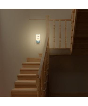 Buy Wetry Night Light Socket for Kids - Sleep Aid Wall Light for Babies Cute Bear & Mouse Design Ideal for Newborns - Buy Online on SooperMarket.com